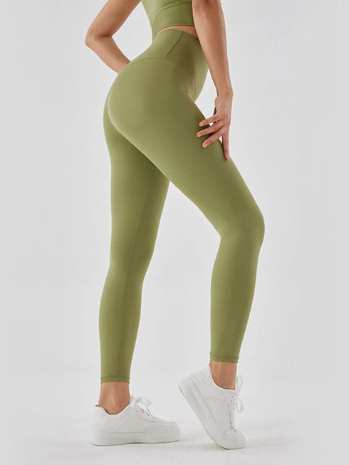 'Iluka' Wide Waistband Leggings - Celes Fashion
